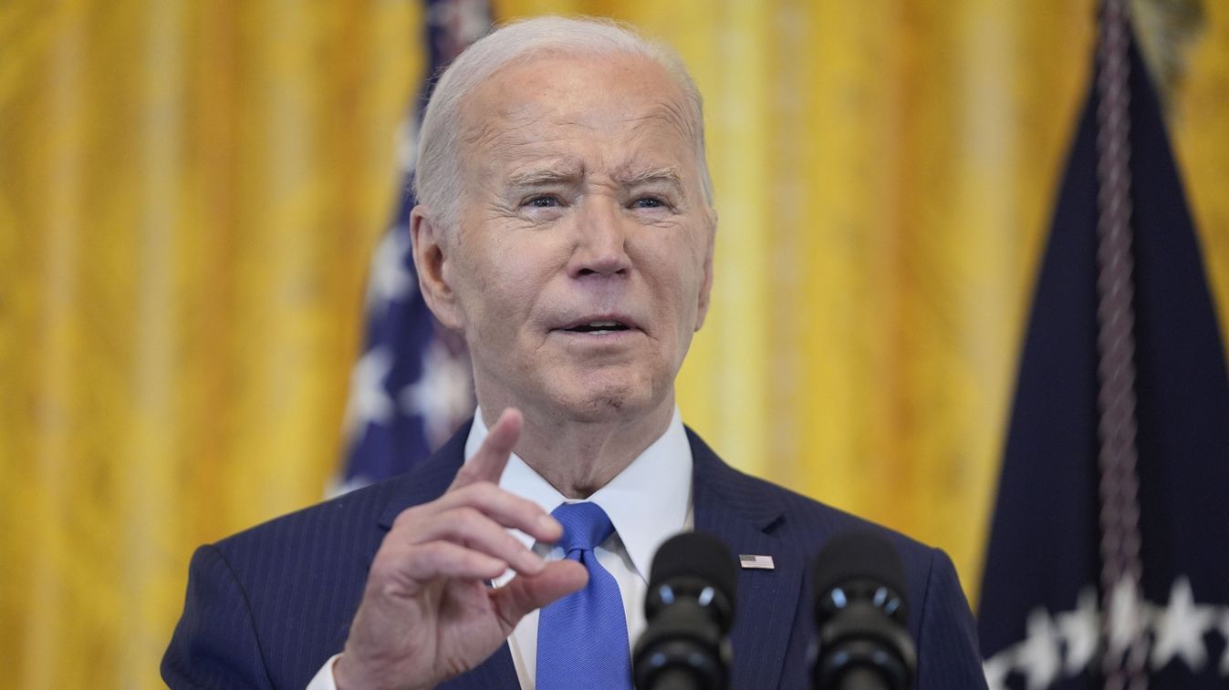 Joe Biden amerikai elnök (Fotó: MTI/AP/Evan Vucci)