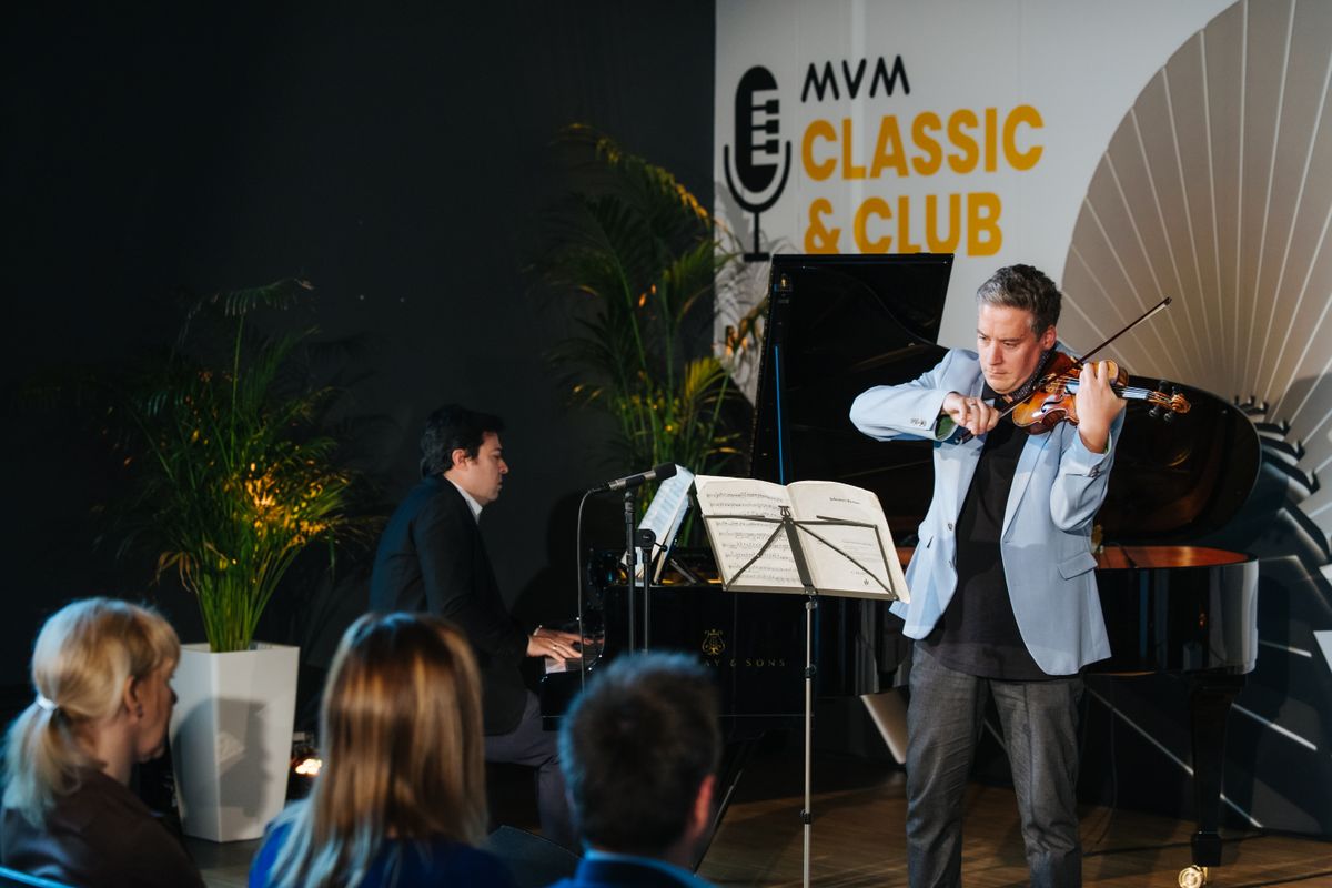 Balázs János és Baráti Kristóf produkciója az MVM Classic&Club koncertsorozat sajtótájékoztatóján