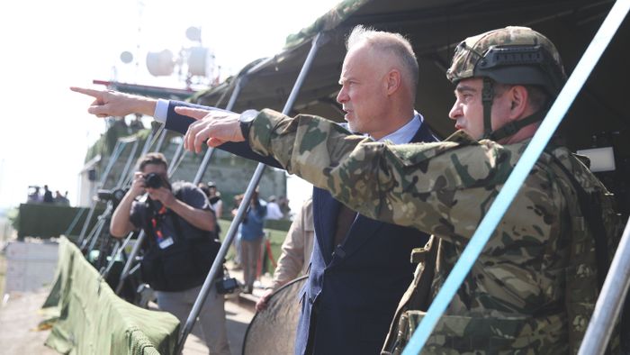 Magyar Honvédség páncéltörő képességét demonstráló hatásbemutató Szalay-Bobrovniczky Kristóf