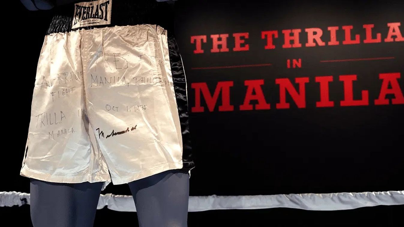 Muhammad Ali gatya Joe Frazier Thrilla in Manila