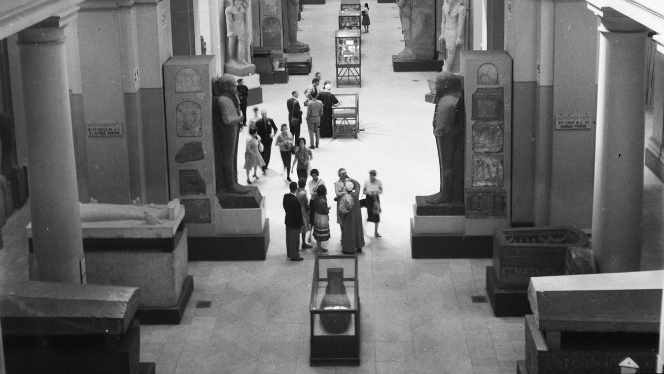 Az Egyiptomi Régiségek Múzeuma Kairóban. 