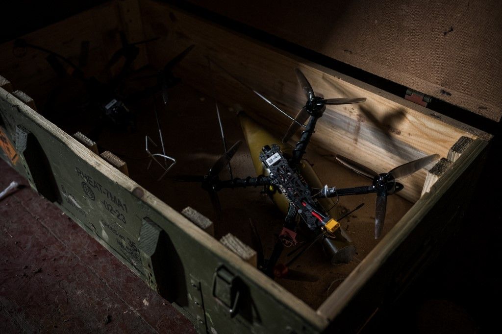 A felek tömegesen felvásárolták a polgári felhasználásra gyártott drónokat Fotó: Anadolu via AFP