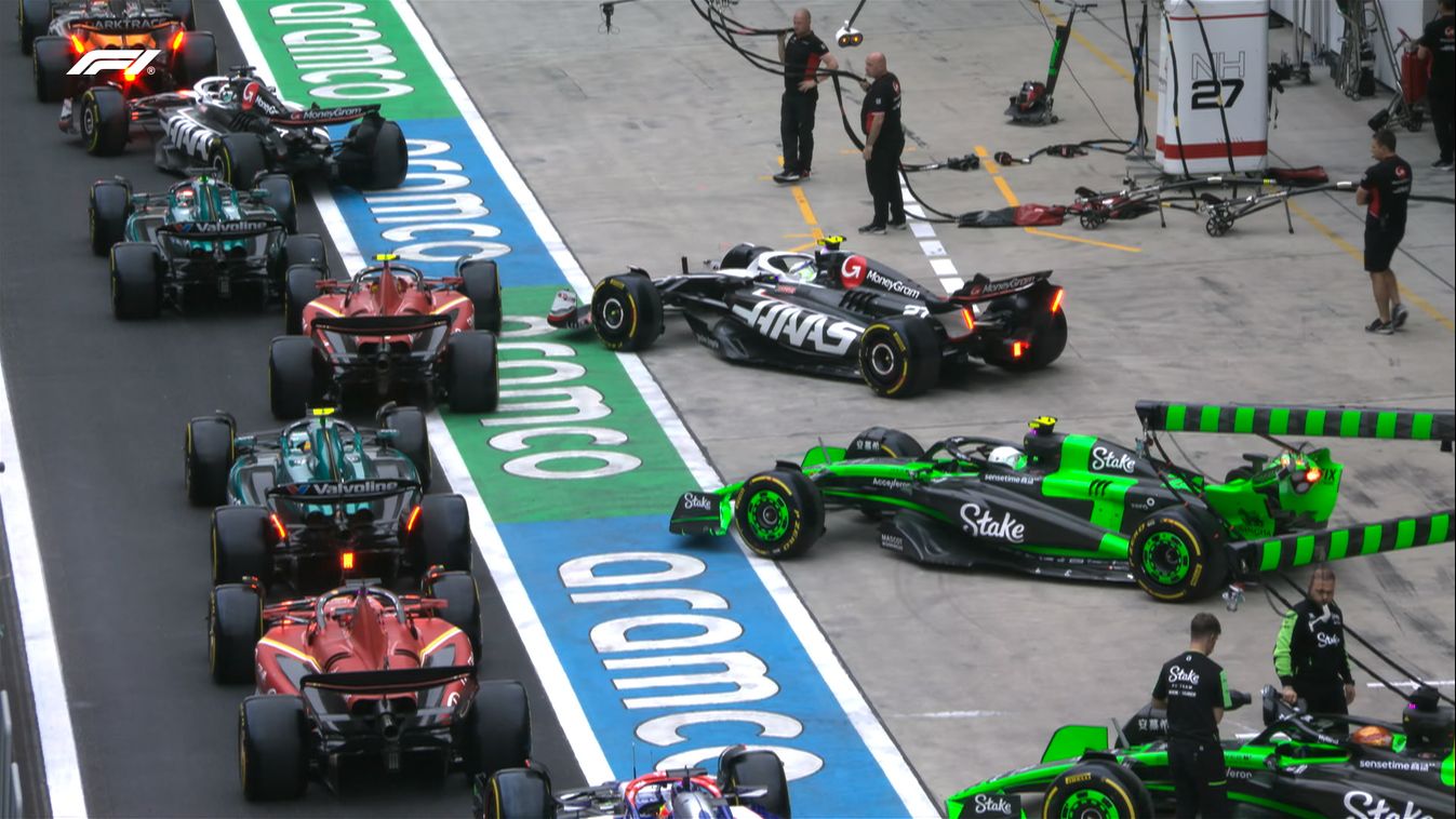 Formula–1 Kínai Nagydíj sprintkvalifikáció káosz