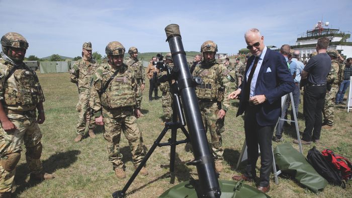 Magyar Honvédség páncéltörő képességét demonstráló hatásbemutató Szalay-Bobrovniczky Kristóf