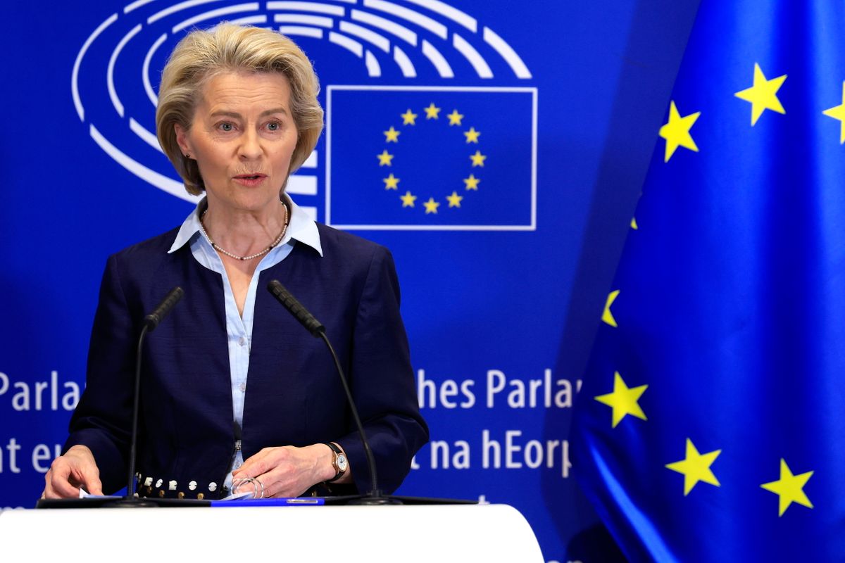 Ursula von der Leyen, az Európai Bizottság elnöke 