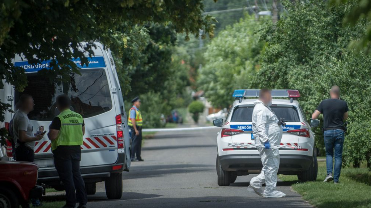 Emberölés történt Hajdúszoboszlón, rendőrség, helyszínelés