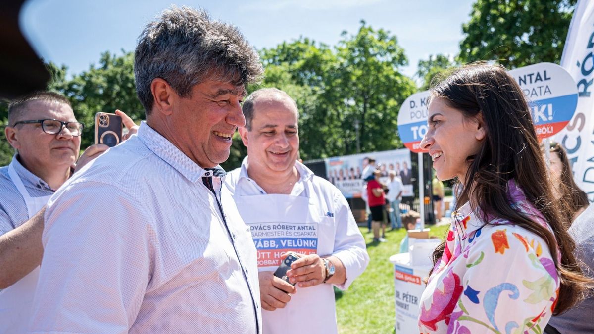 Szentkirályi Alexandra isteni halászlét kóstolt a kőbányai Halmajálison