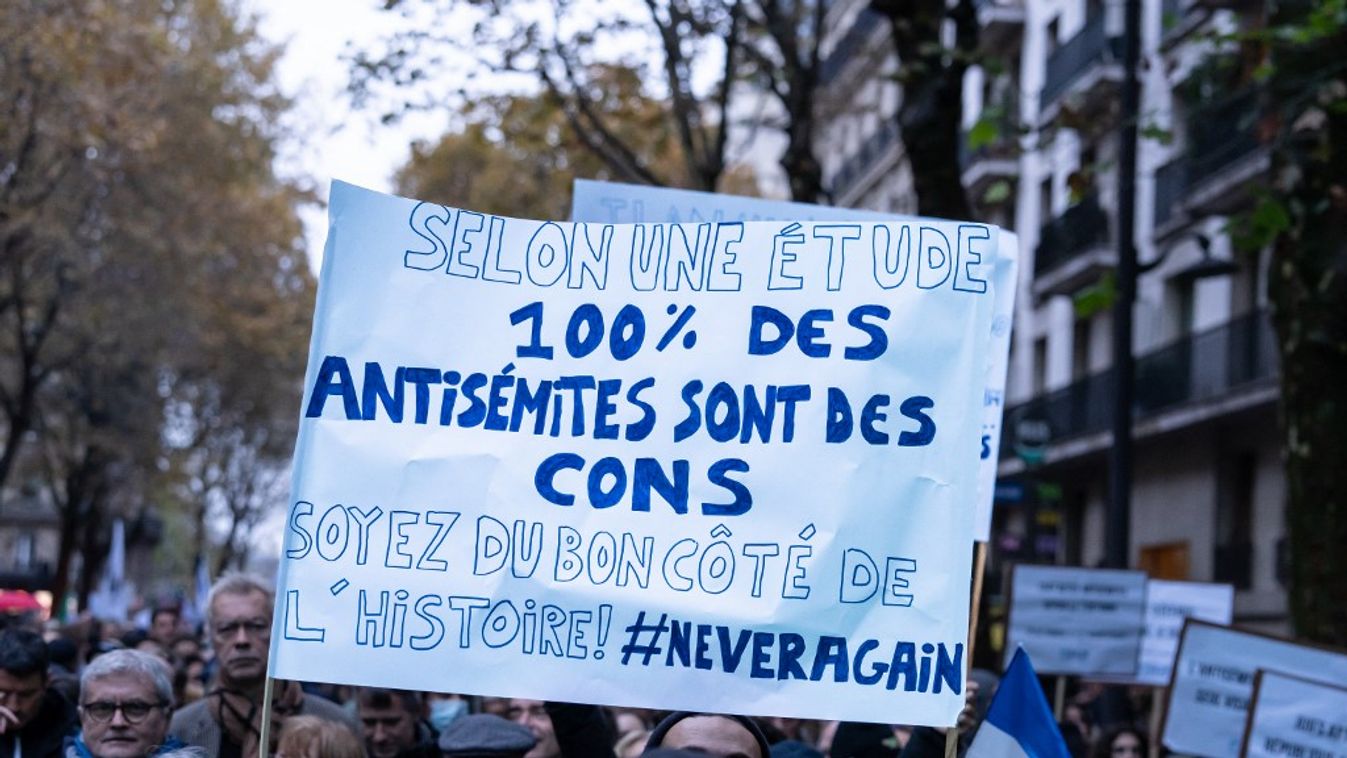 FRANCE - PARIS - MARCH AGAINST ANTISEMITISM - DEMONSTRATION