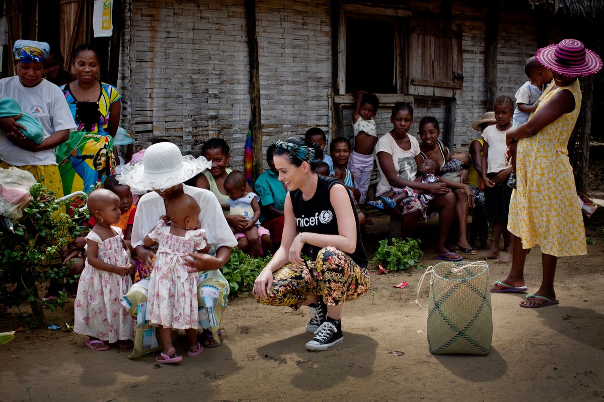 Katy Perry Visits Madagascar In Support Of UNICEF