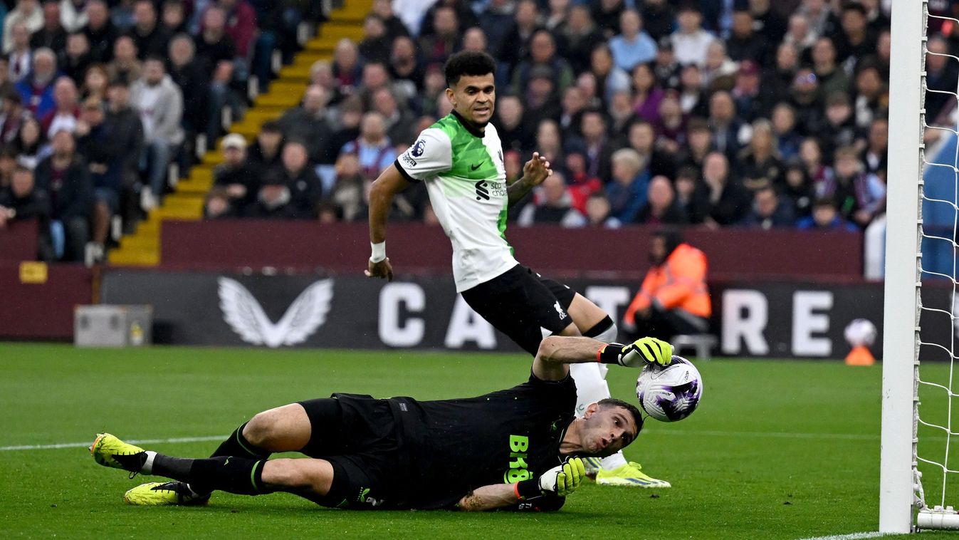 Martínez kapus hatalmas hibájával indult az Aston Villa és a Liverpool találkozója