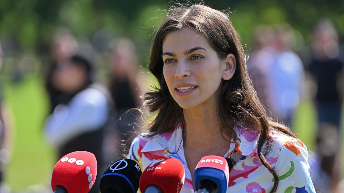 Budapest egyik ikonikus helyén tűnt fel Szentkirályi Alexandra