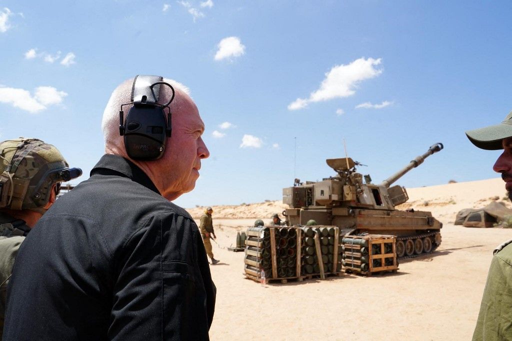 Israeli Defense Minister Gallant visits Israeli army units near Rafah