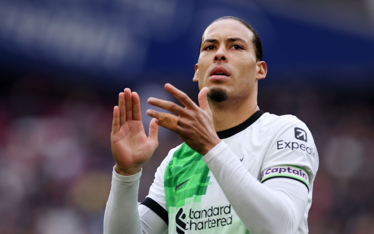 Kérdéses, hogy a Liverpool csapatkapitánya, Virgil van Dijk játszhat-e vasárnap