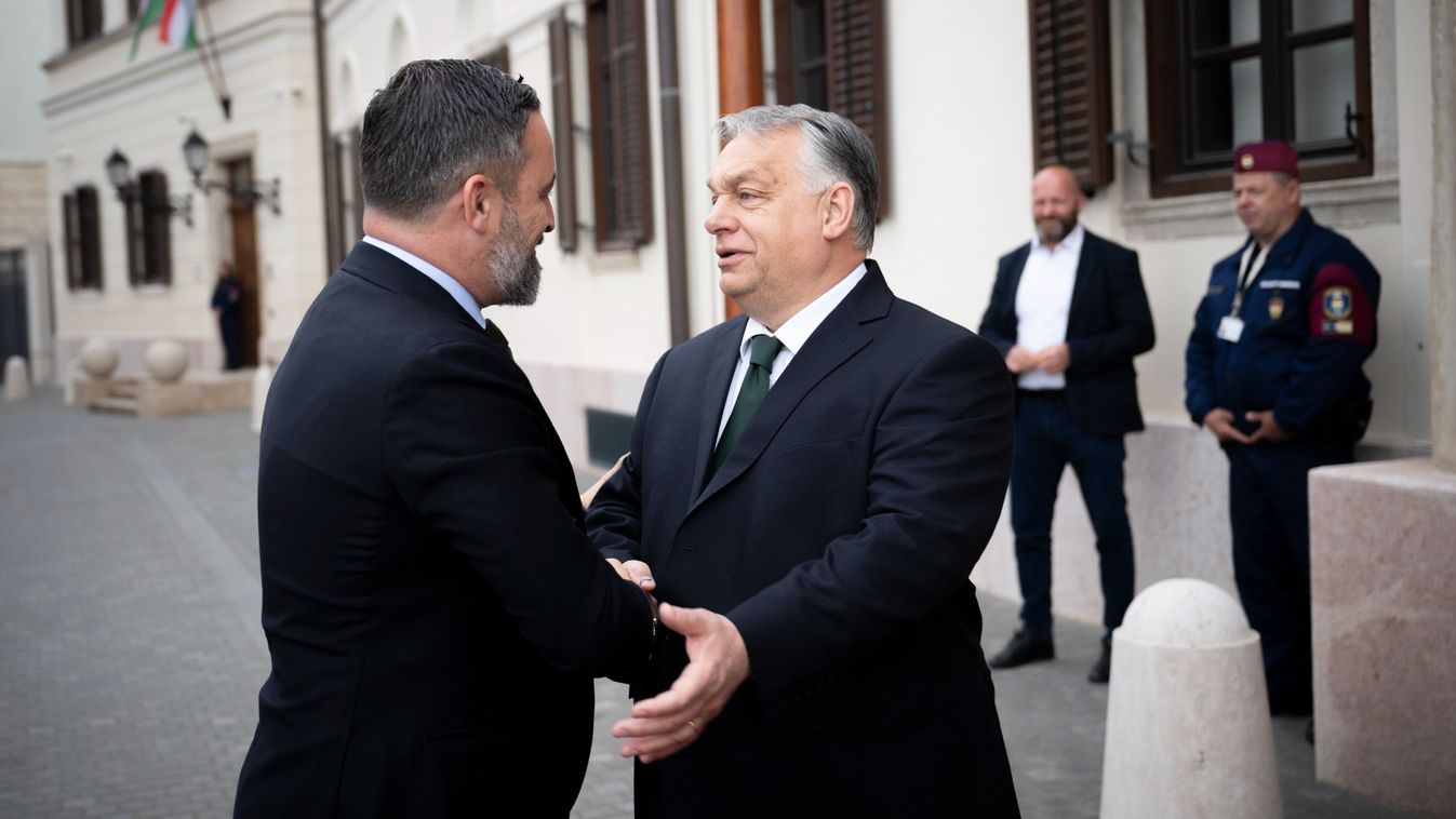 Hungarian PM Viktor Orban and VOX President Santiago Abascal (Photo: PM's Press Office, Benko Vivien Cher)