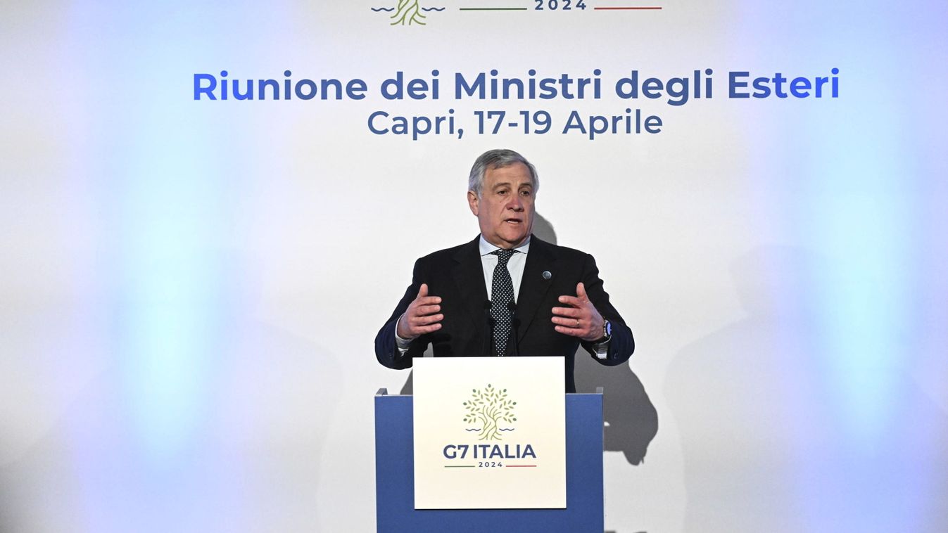 Antonio Tajani olasz külügyminiszter 