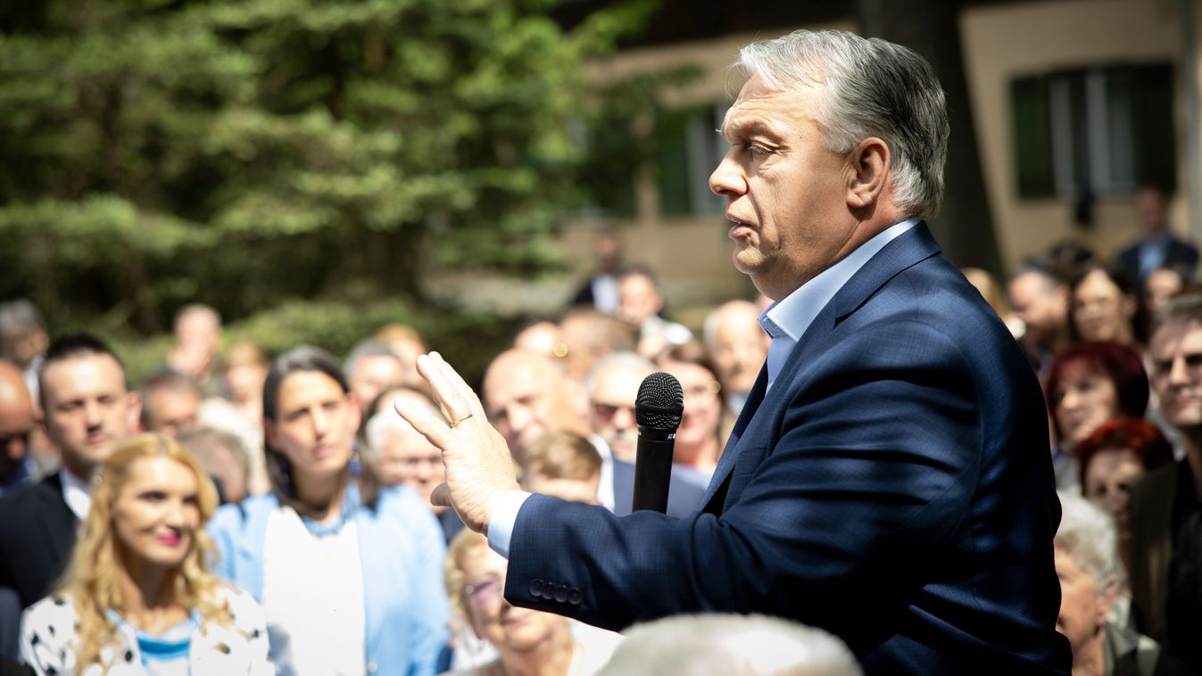 Orbán Viktor: Aki a baloldalra szavaz, az a háborúra szavaz