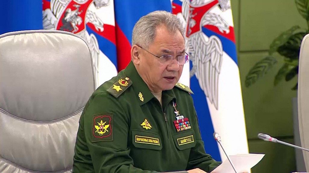 Russian Defense Minister Sergey Shoigu