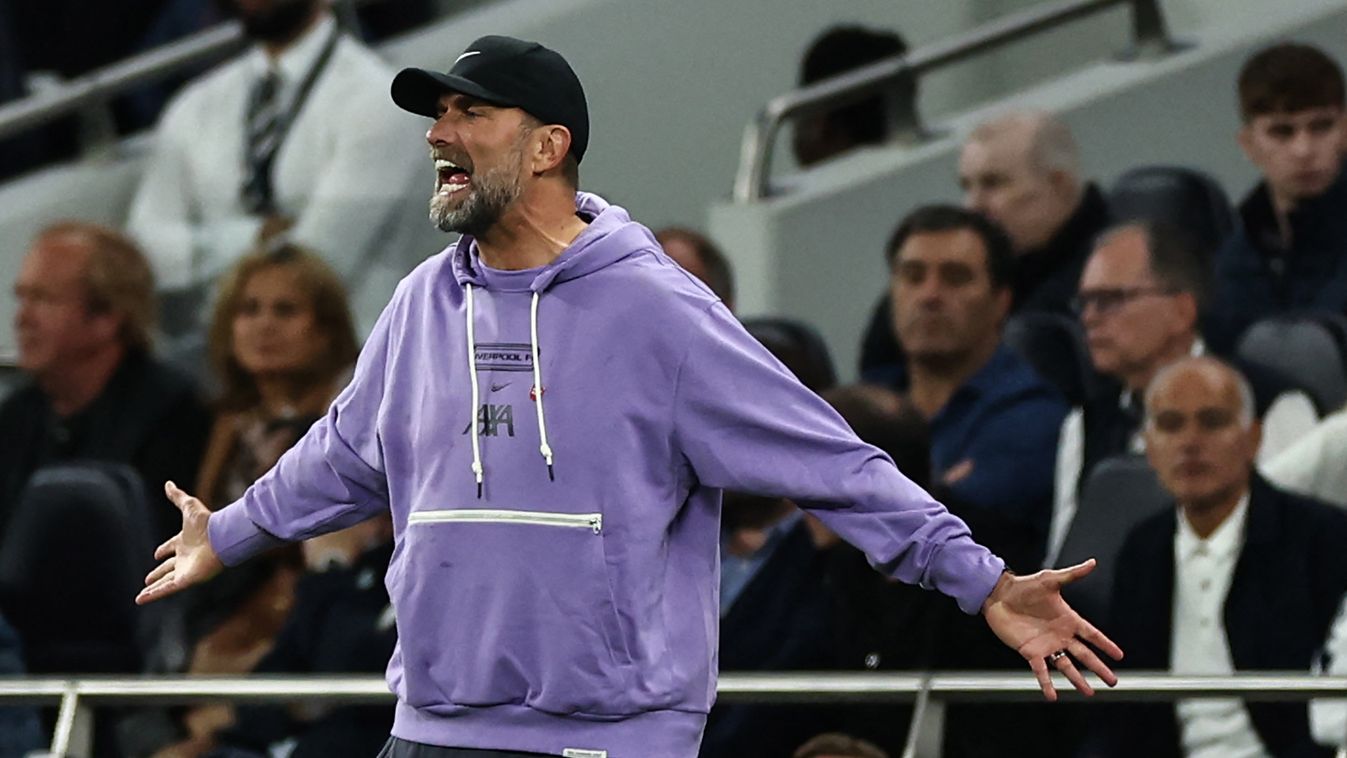 Jürgen Klopp sok dolog miatt bosszankodhatott a szeptemberi Tottenham Hotspur–Liverpool mérkőzésen