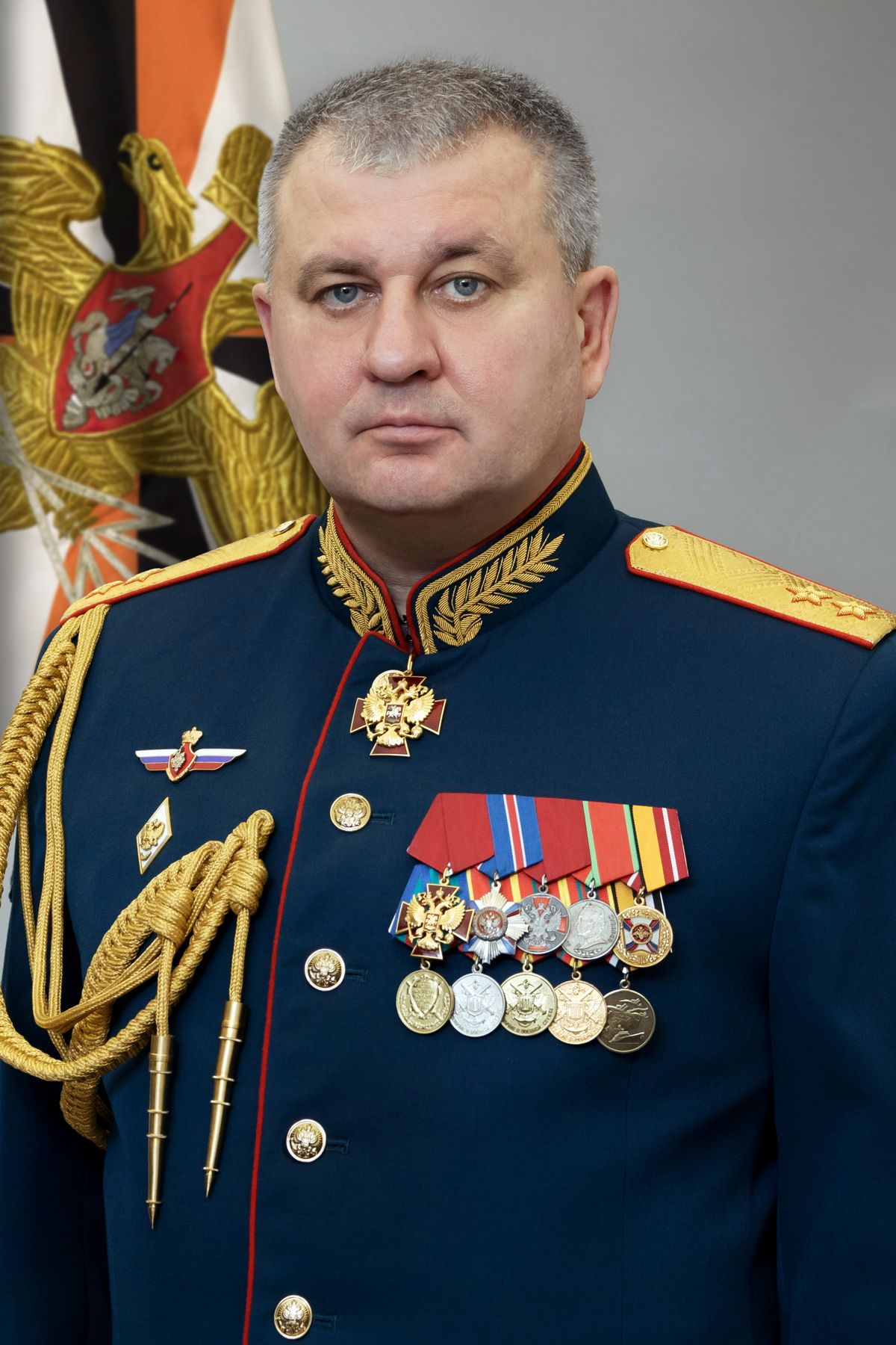 Az orosz védelmi minisztérium sajtószolgálata által 2024. május 23-án közreadott, dátummegjelölés nélküli felvétele Vagyim Samarin altábornagyról, a fegyveres erők híradástechnikai főcsoportfőnökségének vezetőjéről. (Fotó: MTI/AP/Orosz védelmi minisztérium sajtószolgálata)