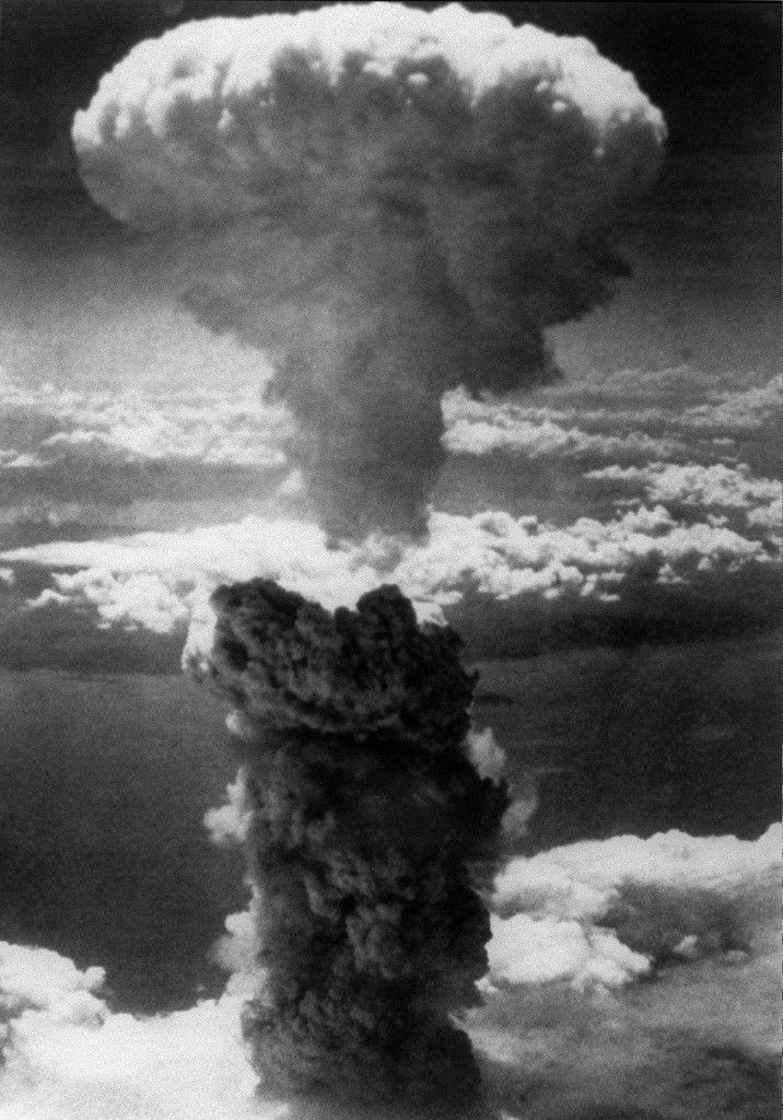 A második amerikai atombomba felrobbanása Nagaszakiban 1945. augusztus 09-én