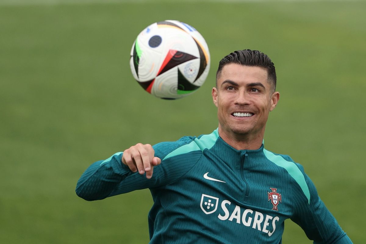 Cristiano Ronaldo jókedvű az Európa-bajnokság előtt