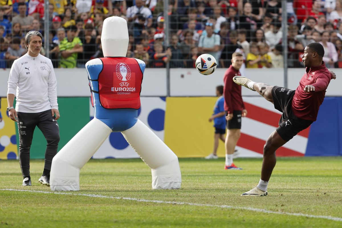 Swiss national soccer team prepares for the UEFA EURO 2024	