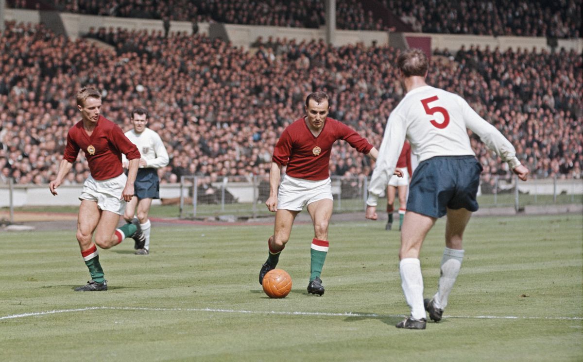 England v Hungary International Friendly Match 1965