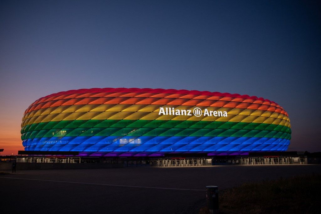 Christopher Street Day in Munich - Allianz Arena