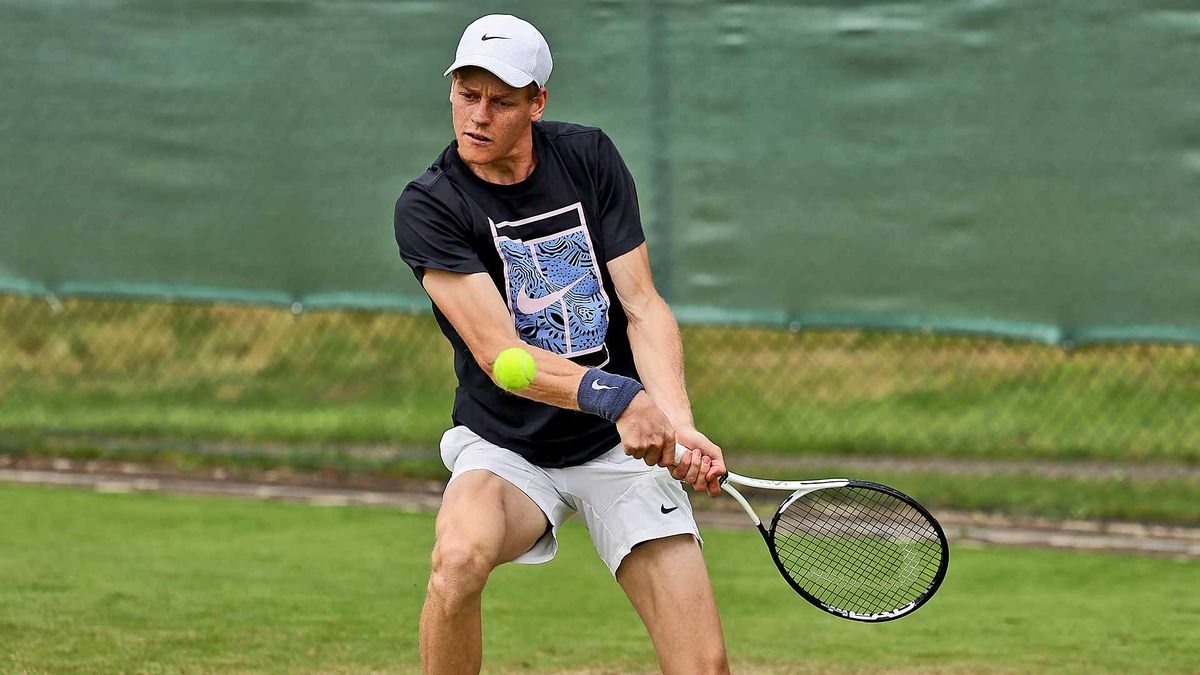 Jannik Sinner (ITA) Marozsán Fábián ATP Halle füves pálya