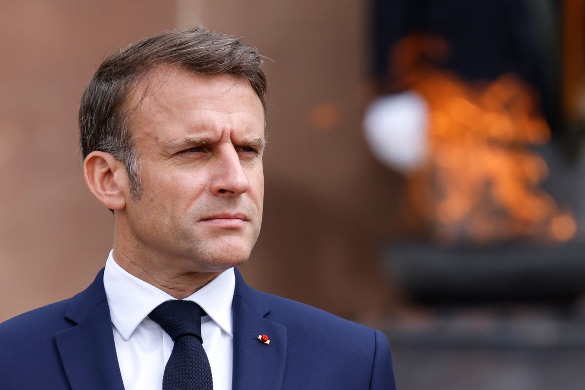 Emmanuel Macron francia elnök 