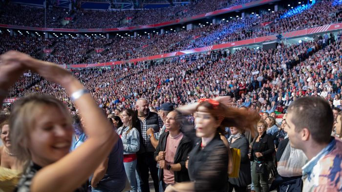 Budapest Puskás stadion Hungária koncert