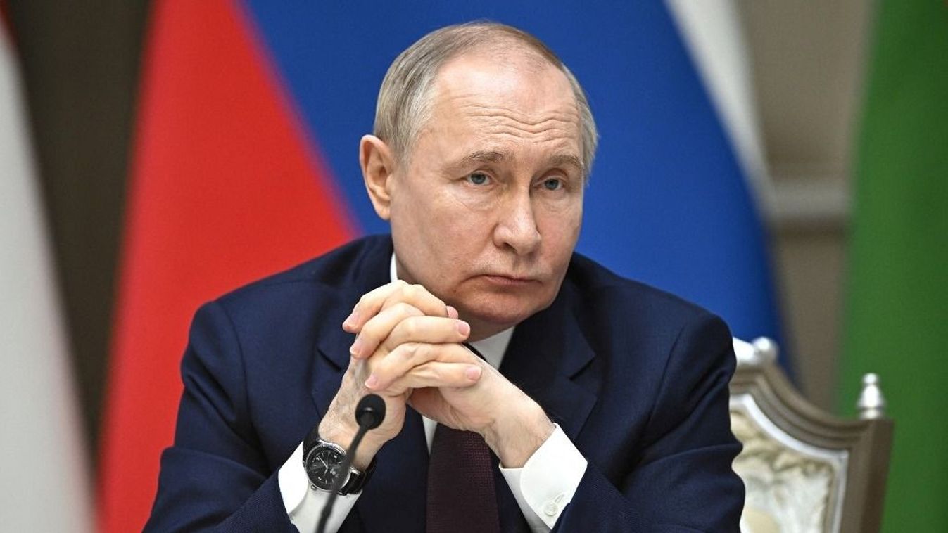 Vlagyimir Putyin orosz elnök (fotó:Sergei BOBYLYOV / POOL / AFP)