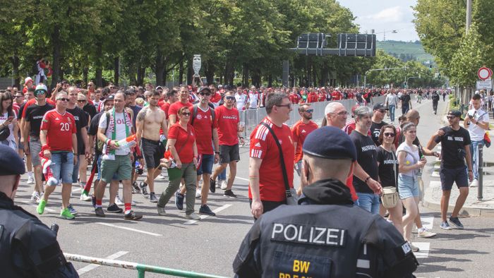 20240619 Németország 
Stuttgart szurkolói vonulás
Fotó: Mirkó István  Magyar Nemzet