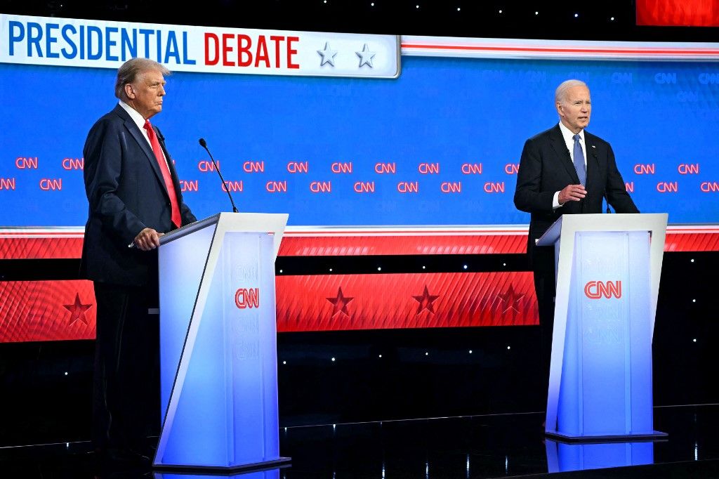 President Joe Biden and Donald Trump hold presidential debate on CNN