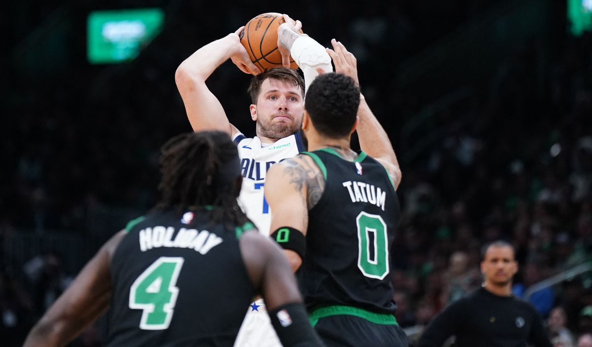 NBA: Dallas Mavericks at Boston Celtics
Luka Doncic Jayson Tatum