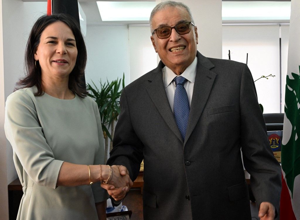 German Foreign Minister Annalena Baerbock in Lebanon