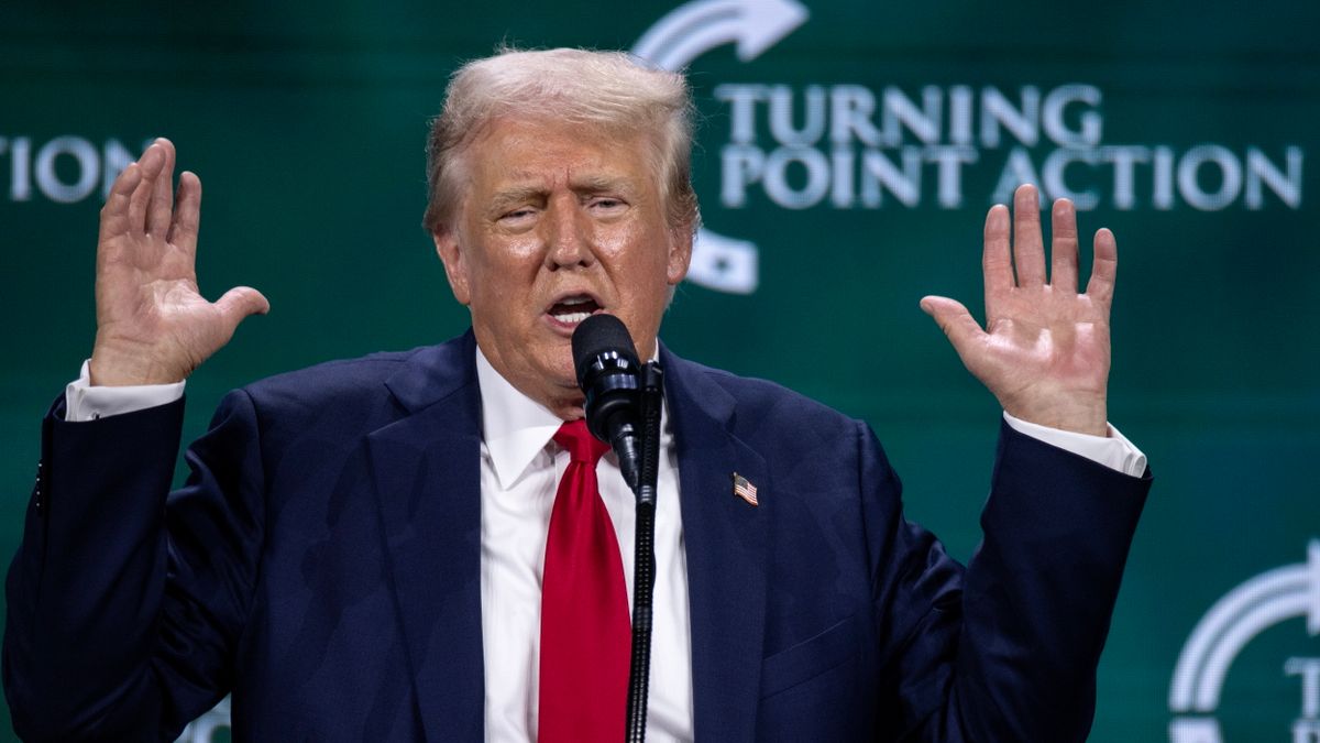 Trump a gyermekek védelme mellett szólalt fel