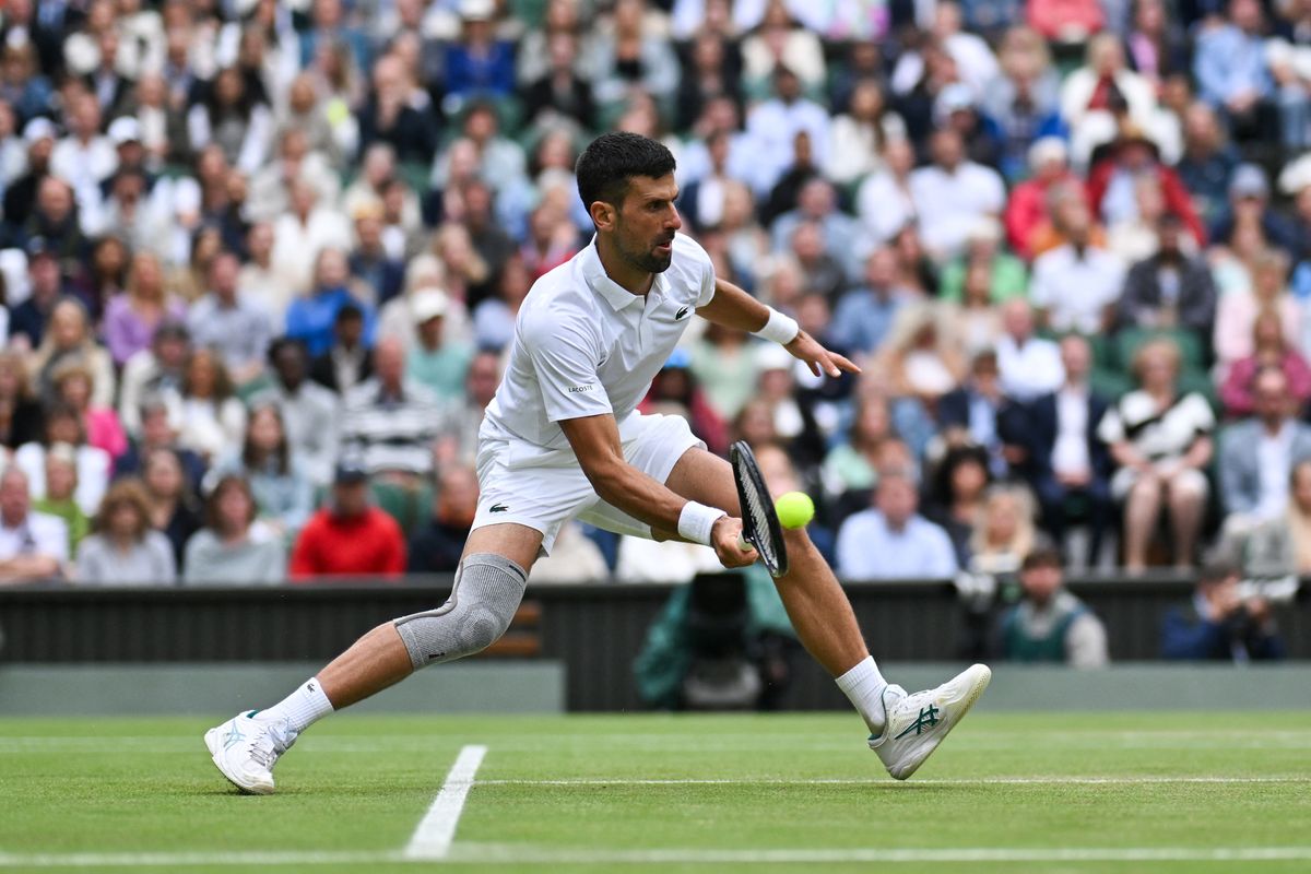 Novak Djokovics, Lorenzo Musetti, Carlos Alcaraz, Wimbledon, döntő