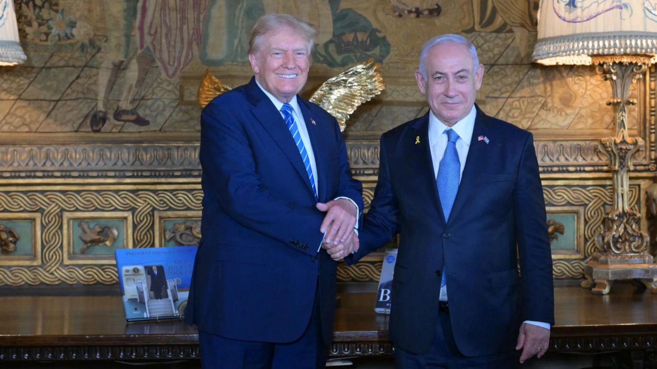 A közel-keleti béketeremtés lehetőségeiről is tárgyalt Donald Trump és Benjámin Netanjahu