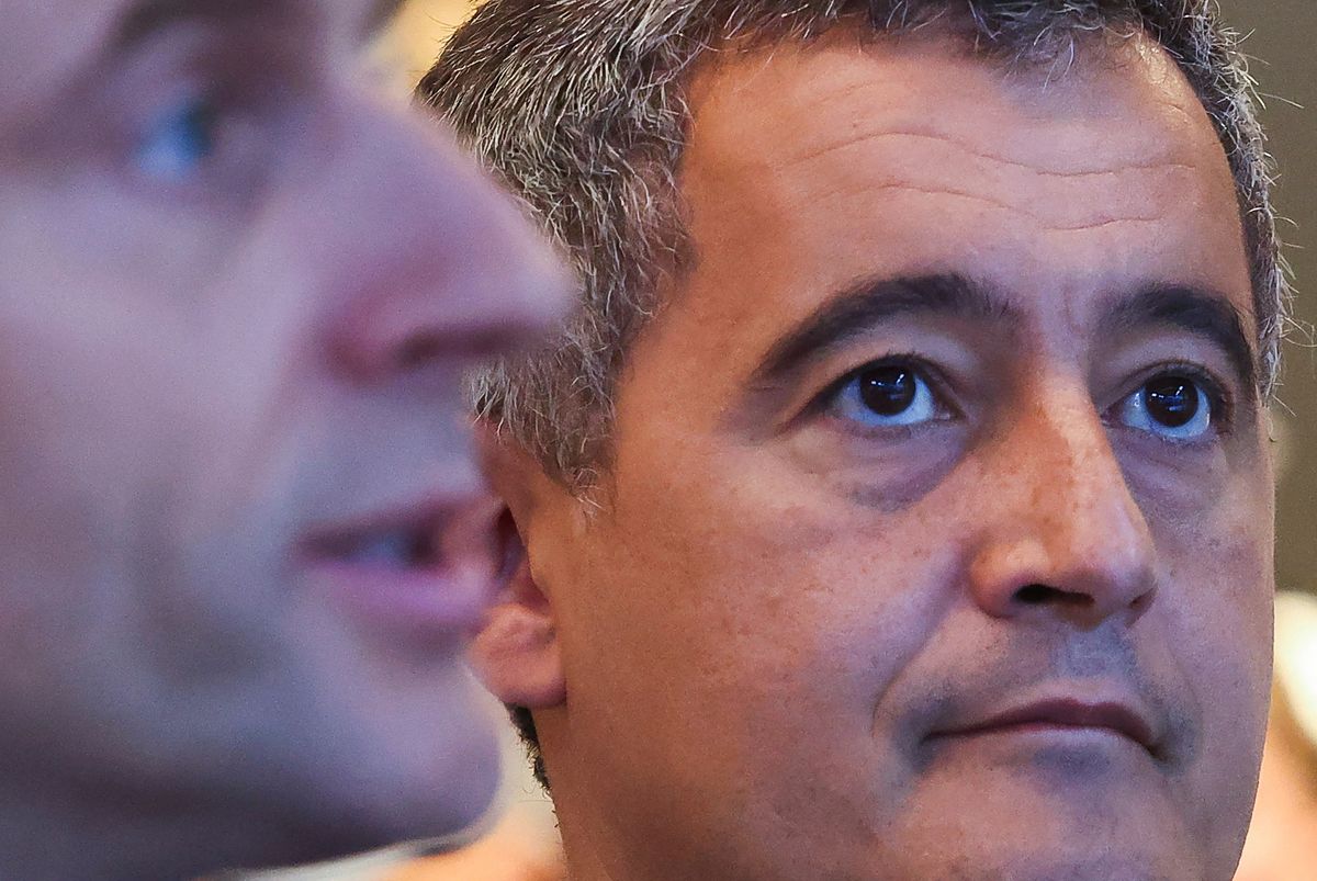 Gérald Darmanin francia belügyminiszter (Fotó: AFP/Yves Herman)