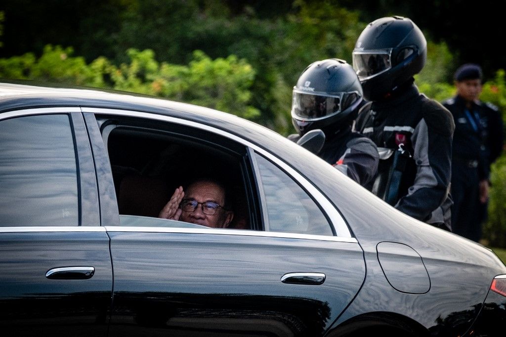 Anwar Ibrahim, Malajzia miniszterelnöke. (Fotó: Syaiful Redzuan / ANADOLU / Anadolu az AFP-n keresztül)