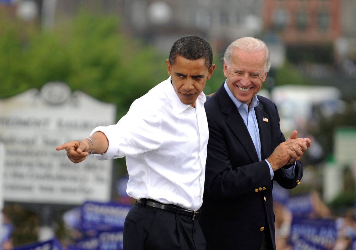 Joe Biden vezet, de Barack Obama mutathatja az utat az elnöknek (Fotó: AFP)