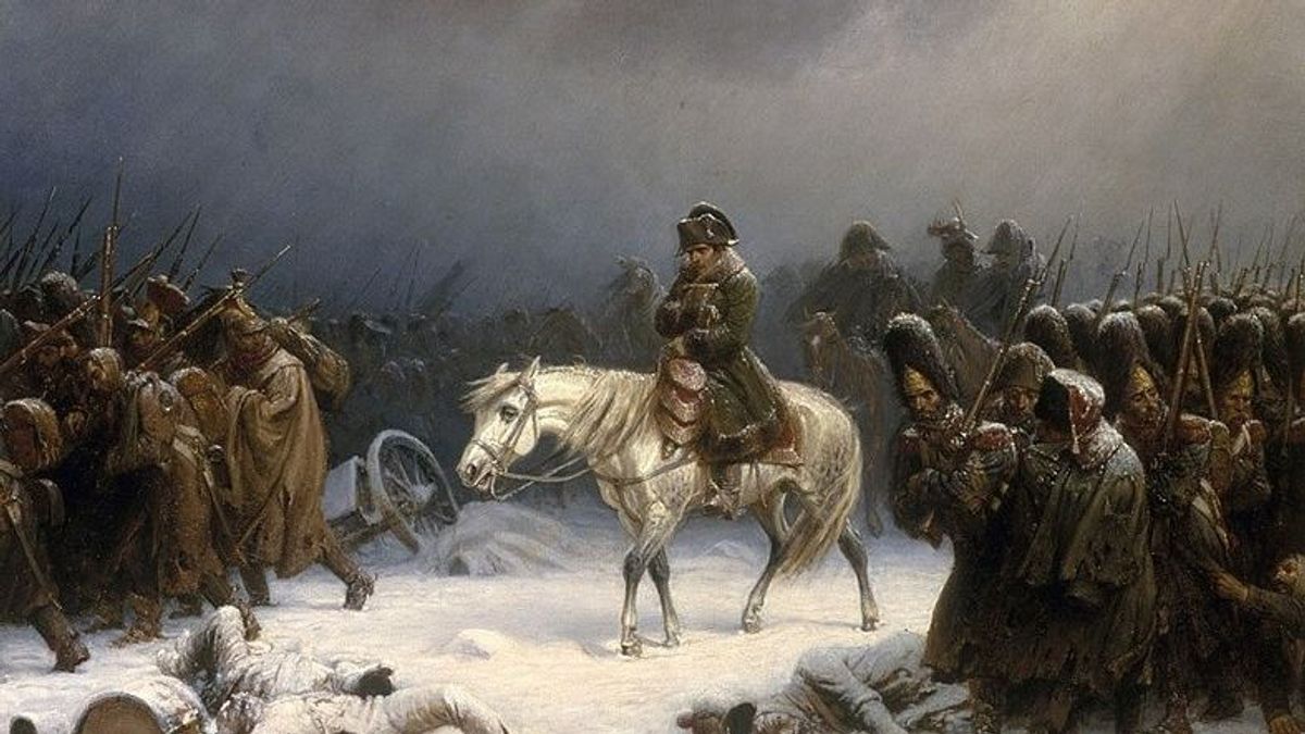 I. Napóleon francia császár teljesen megalázva, totális megsemmisülés után vonult vissza 1812-ben a cári Oroszországból