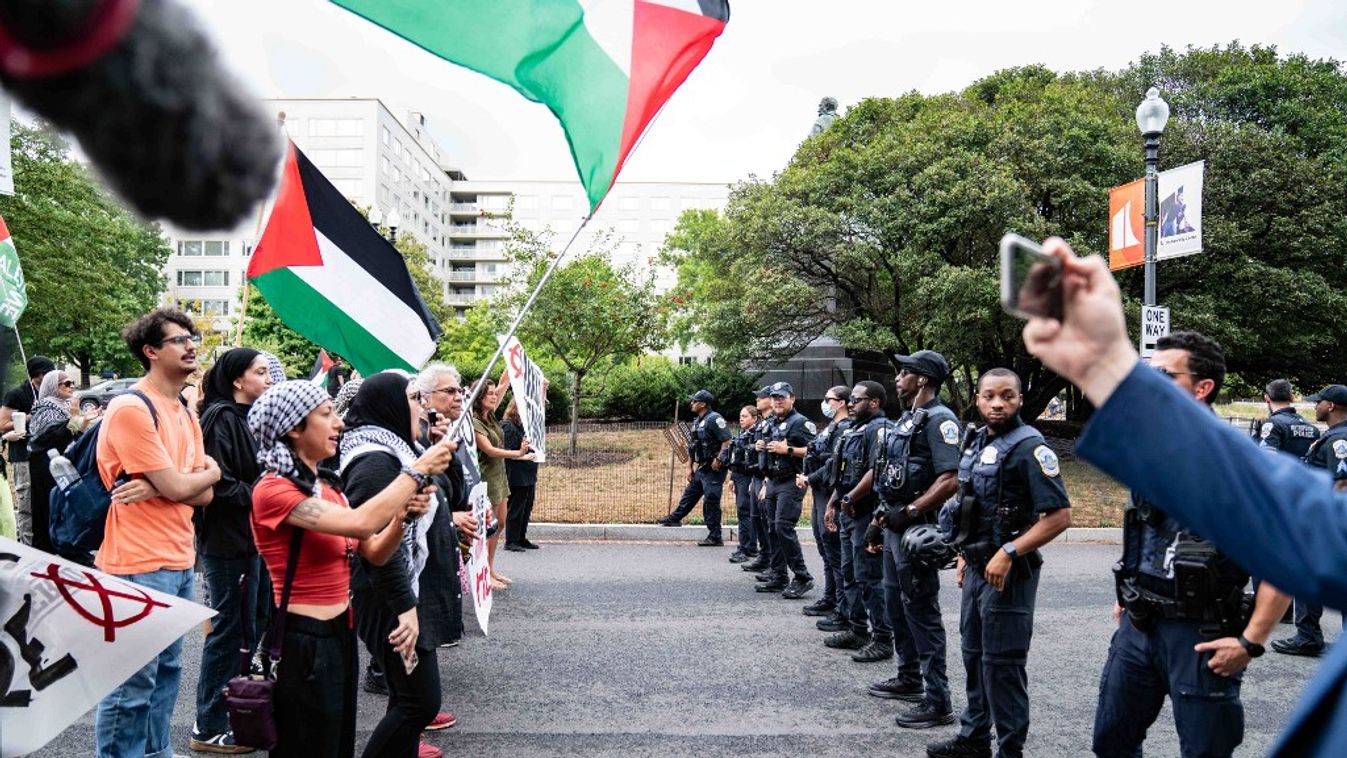 Pro-Palestine Activists Protest Ahead of Israeli Prime Minister's Visit to Washington