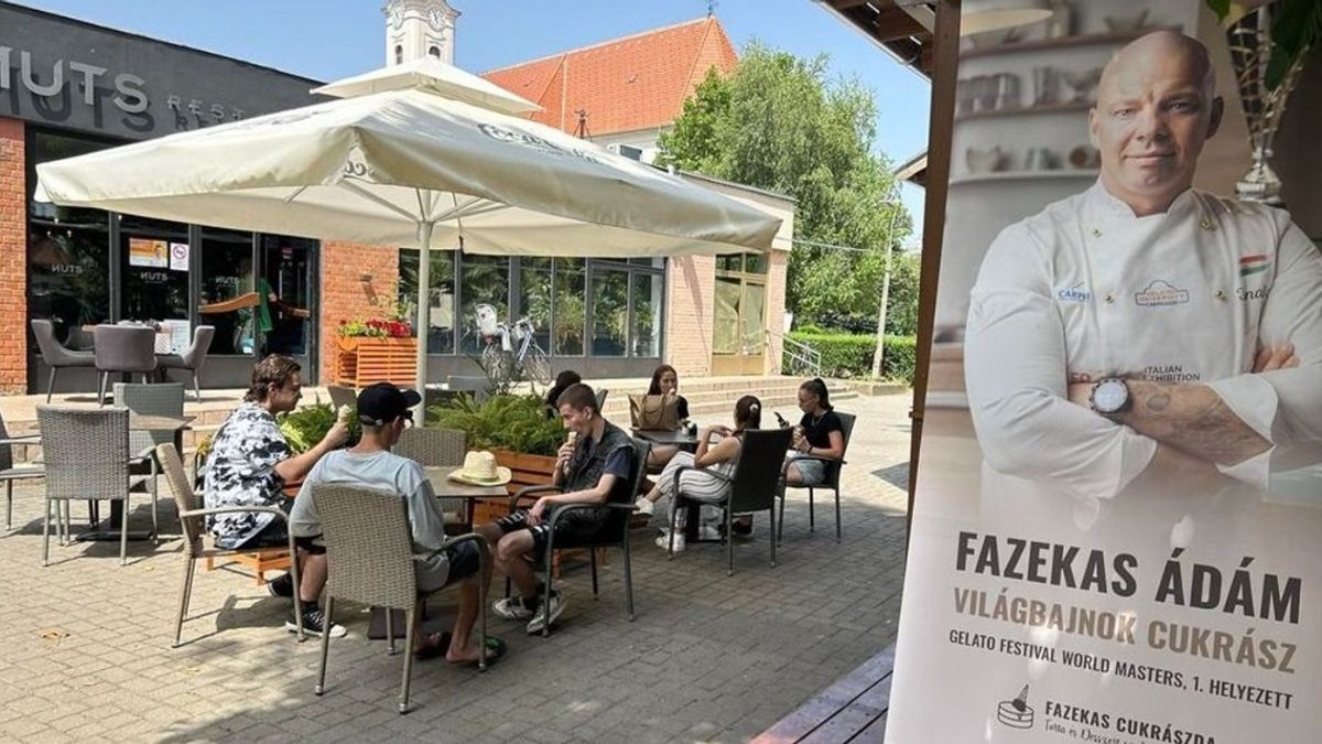 Világbajnok fagyikészítő mester alkotásait kóstolhatjuk Hevesen