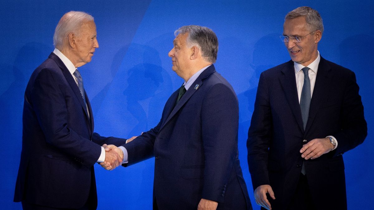 Így találkozott Joe Bidennel Orbán Viktor + videó