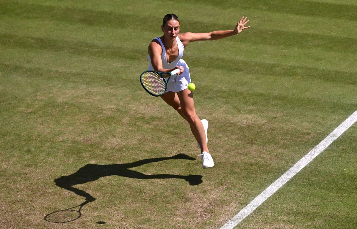 Marta Kosztyuk Wimbledon ukrán orosz kézfogás háború Daria Saville