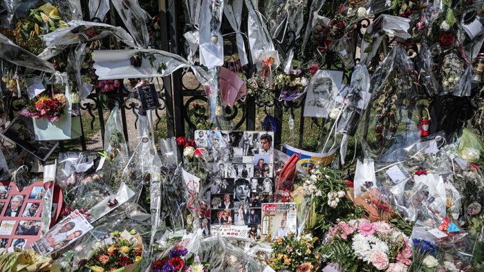 Funeral of French movie icon Alain Delon 