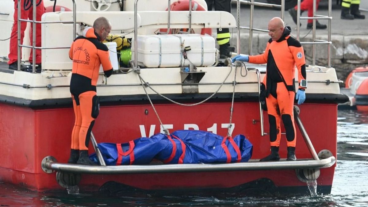 A mentők megtalálták az ötödik holttestet a Szicília partjainál elsüllyedt szuperjachtról
