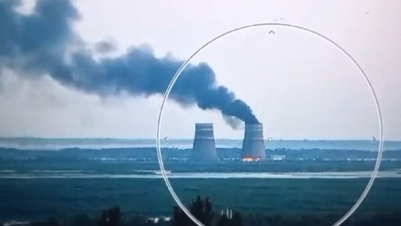 Tűz a Zaporizzsja atomerőműben